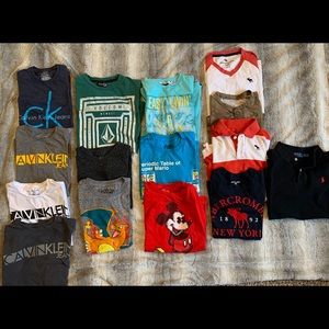 Huge lot of Boys name brand T-Shirts